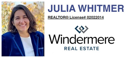 Julia Whitmer, Windermere Real Estate logo