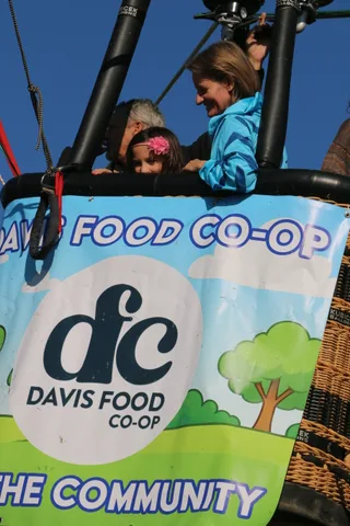 Another clean close view of the Davis Food Co-op basket banner.