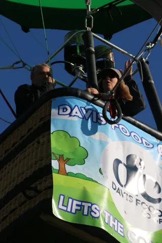 Another cropped view of the Davis Food Co-op banner reading Lifts the Community.