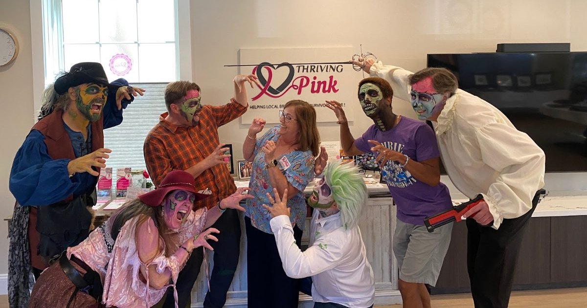 Our zombies love Thriving Pink