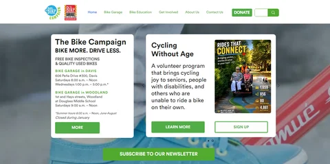 The Bike Campaign's website
