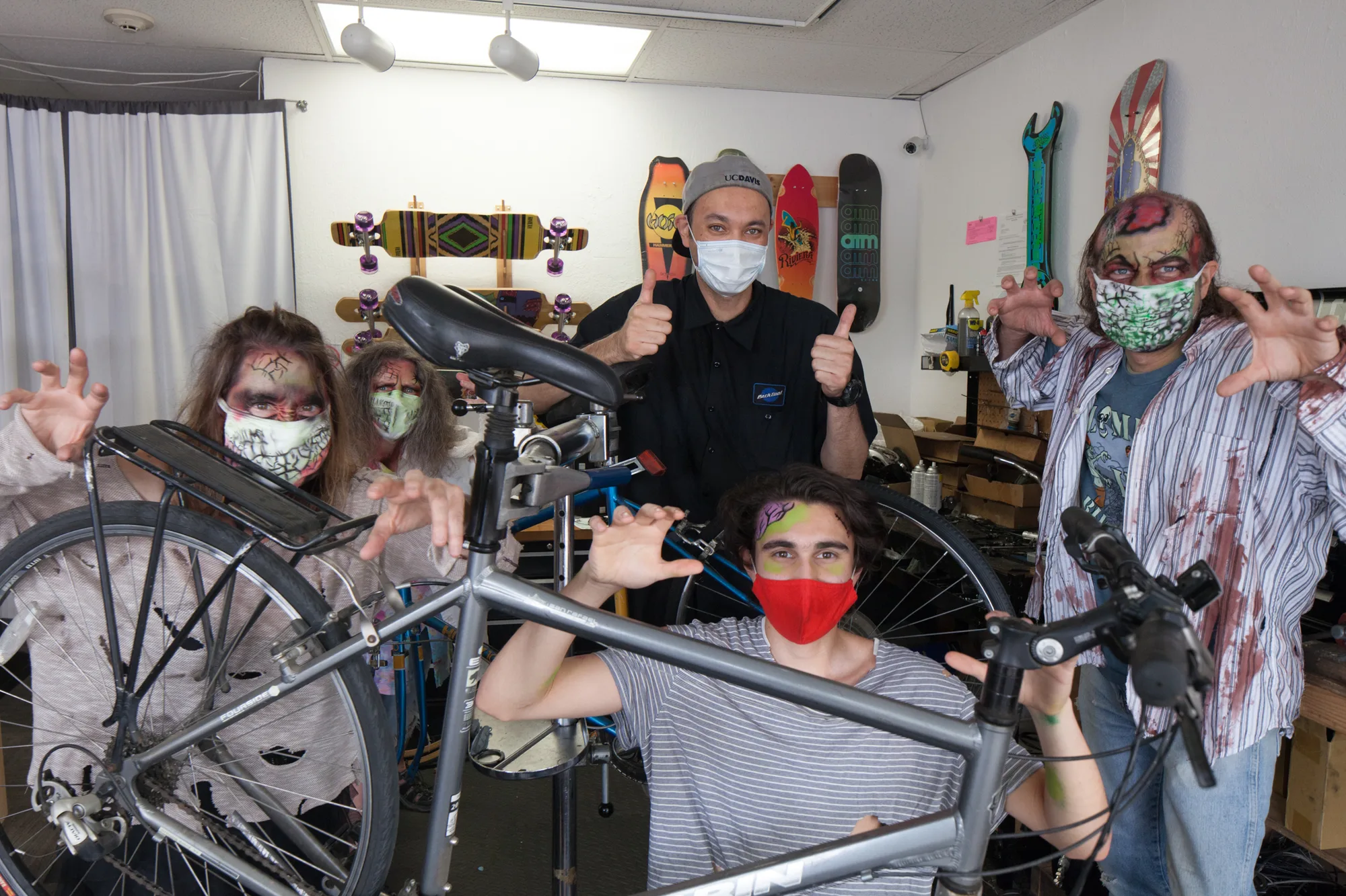 Davis Bikes & Skateboards Services the Undead this Halloween