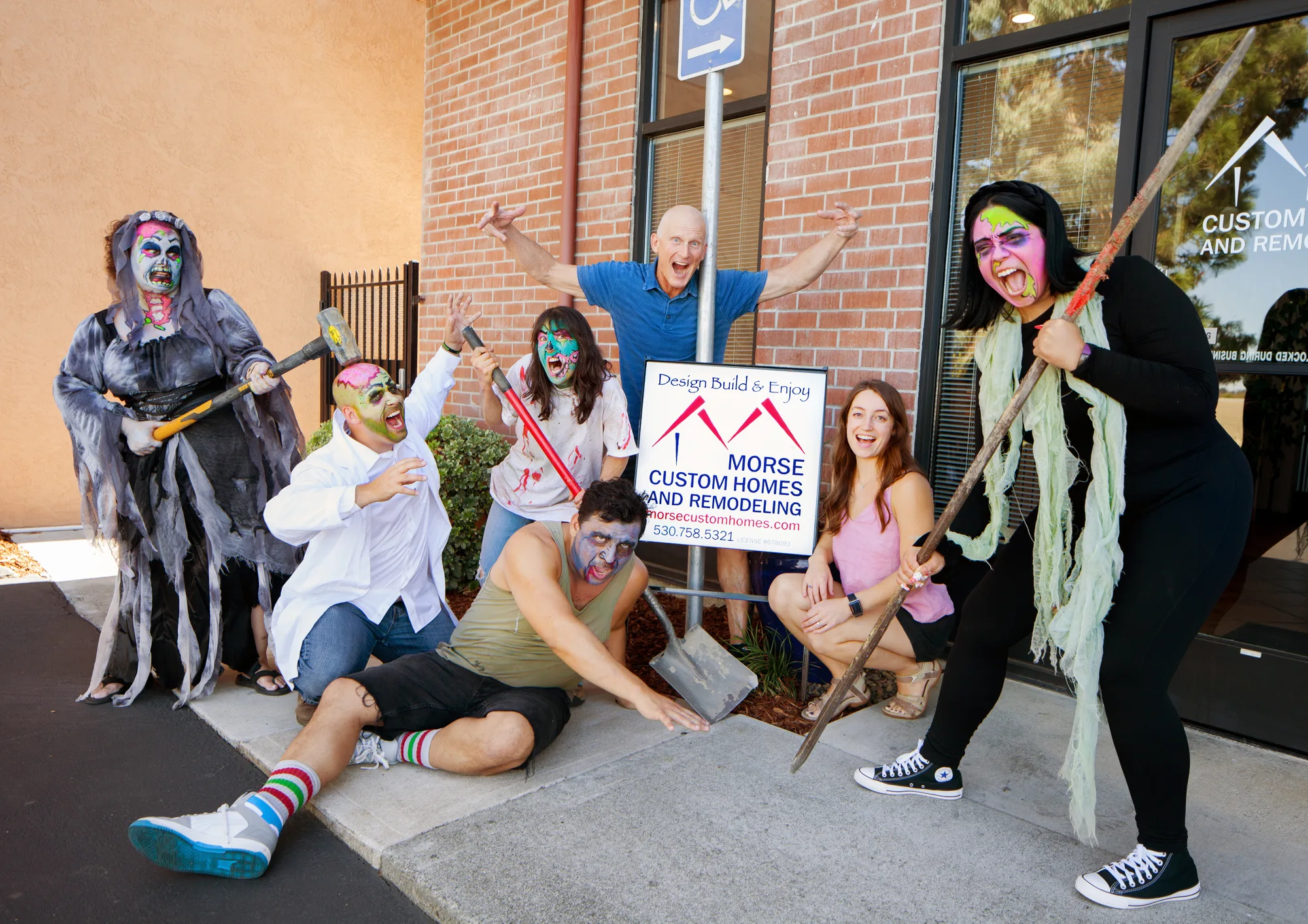When you think of community and vigilance, and um, Zombies. Think Morse Remodeling!