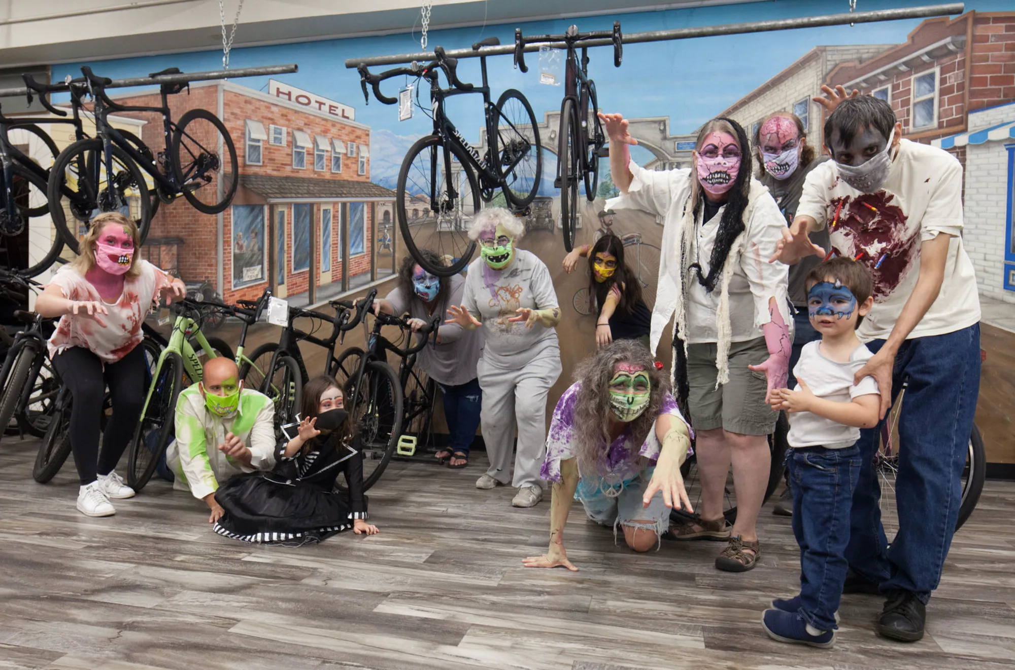 Zombies Attack Major Bike Store in Davis!