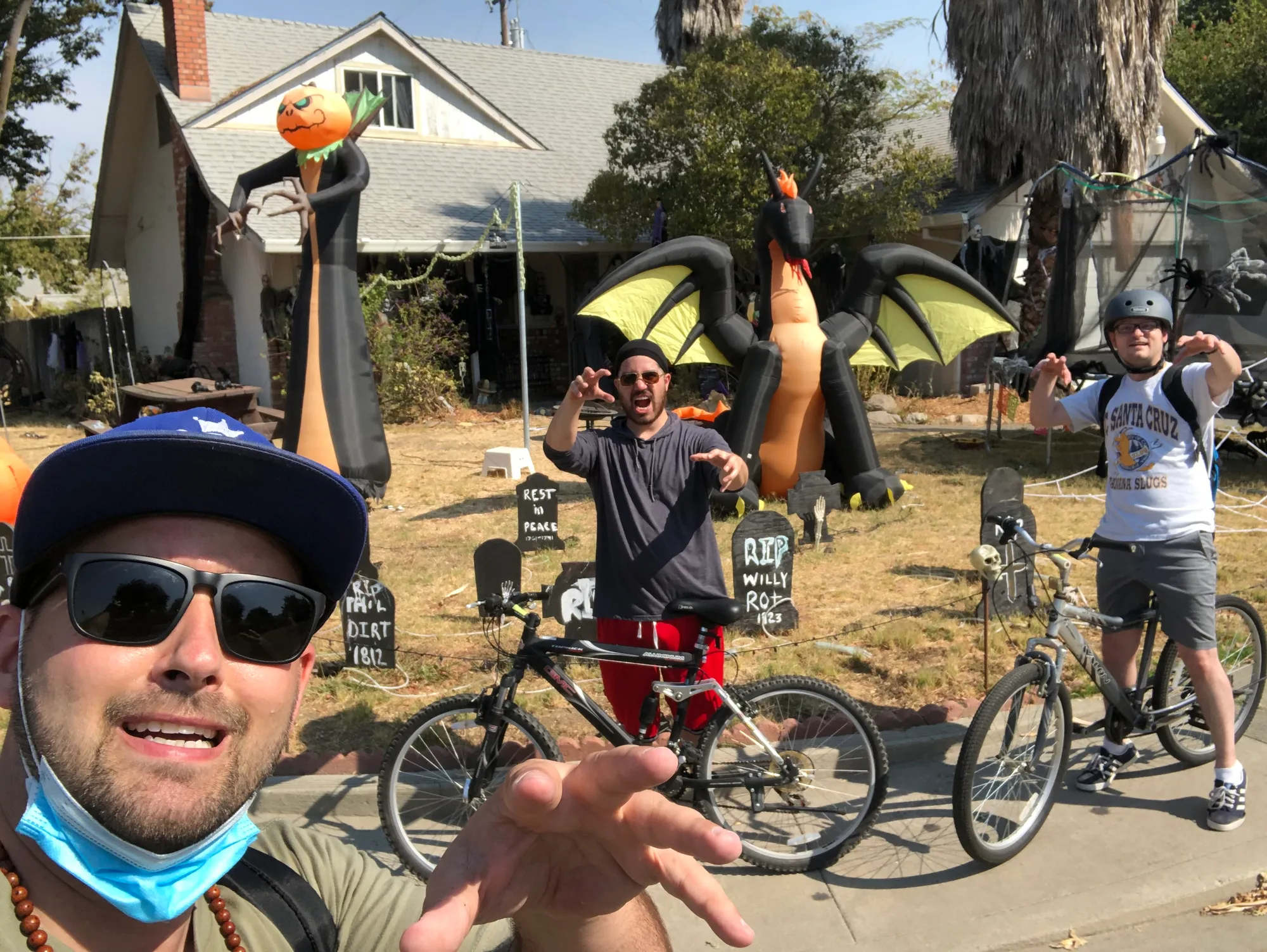 Planning Entertainment for the Zombie Bike Ride Route
