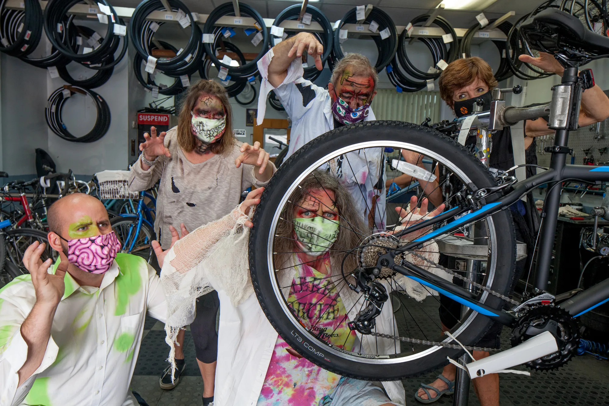 How to dodge the undead, sponsored by Freewheeler Bicycle Center
