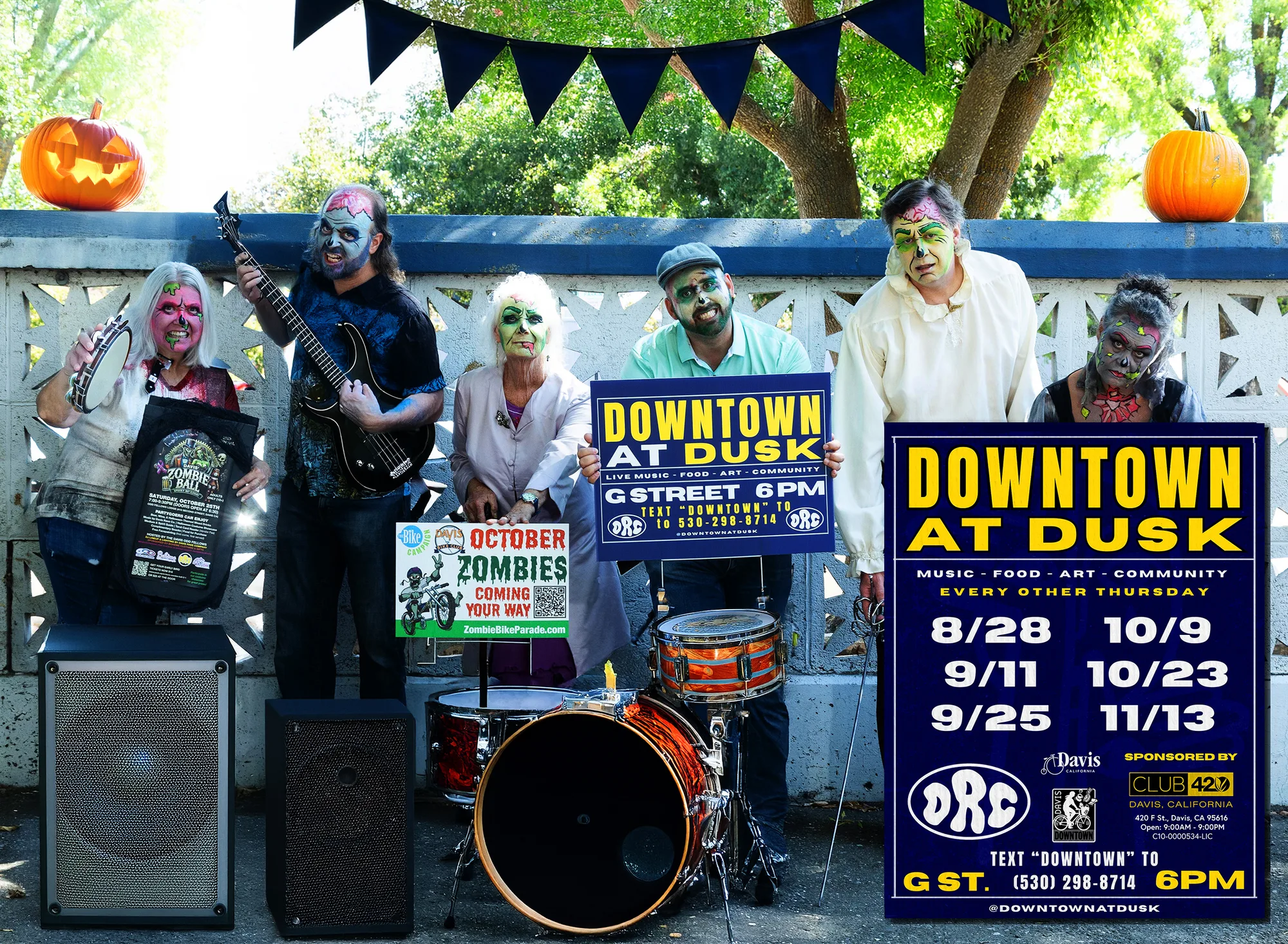 Zombies Love Downtown at Dusk with Davis Rave Co & Davis Downtown Business Association