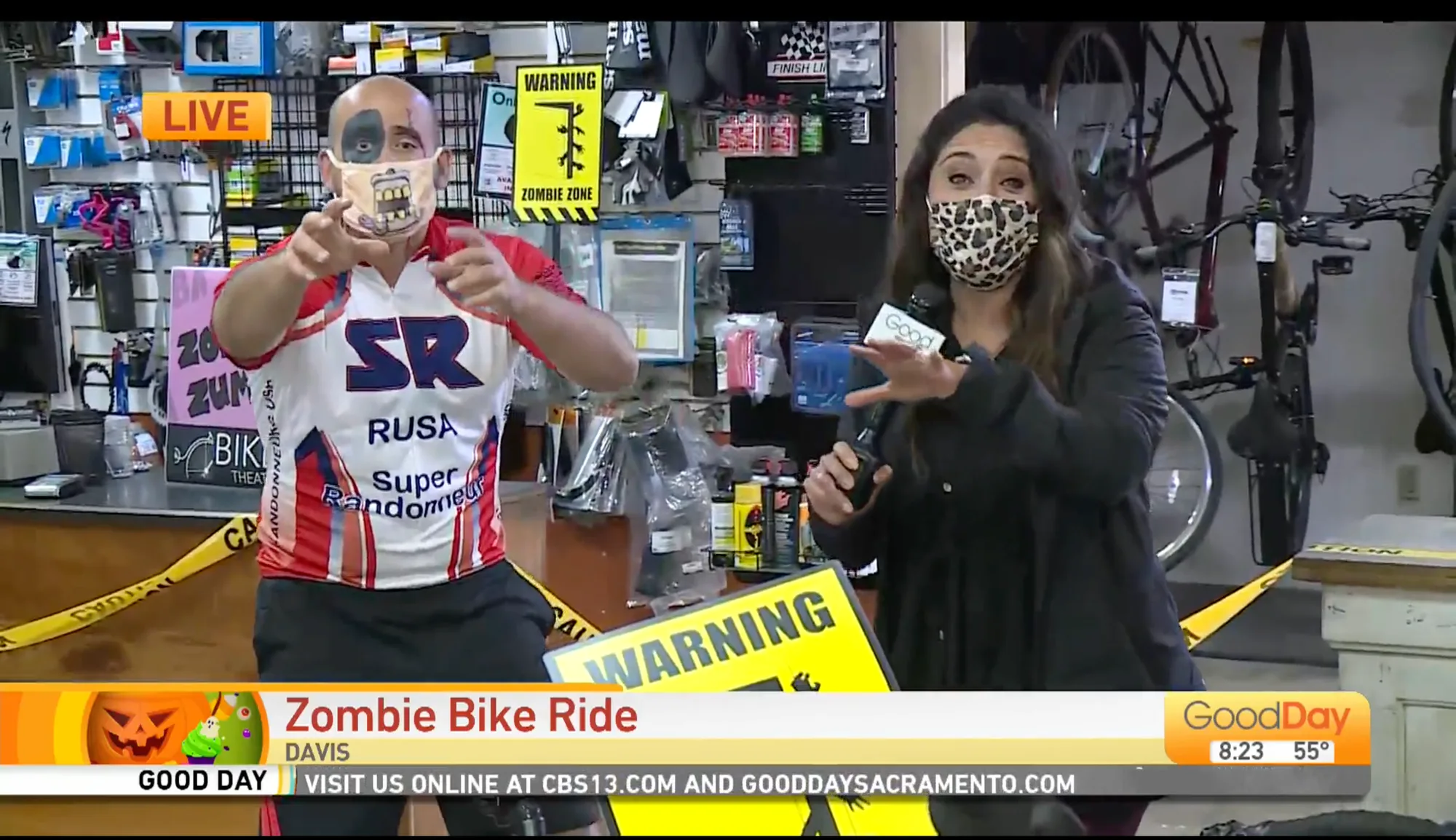 Good Day Sacramento Coverage of the Zombie Bike Ride this Weekend!