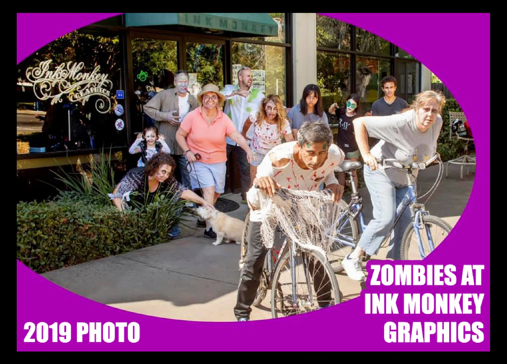 Ink Covered Glow-in-the-dark Zombies