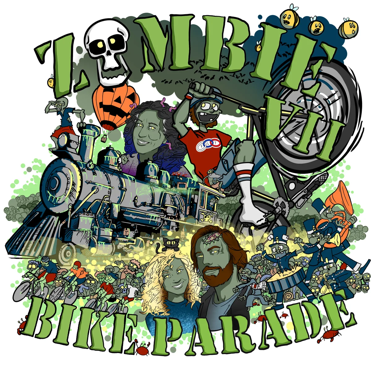 7th Annual Zombie Bike Parade Festival (hero)