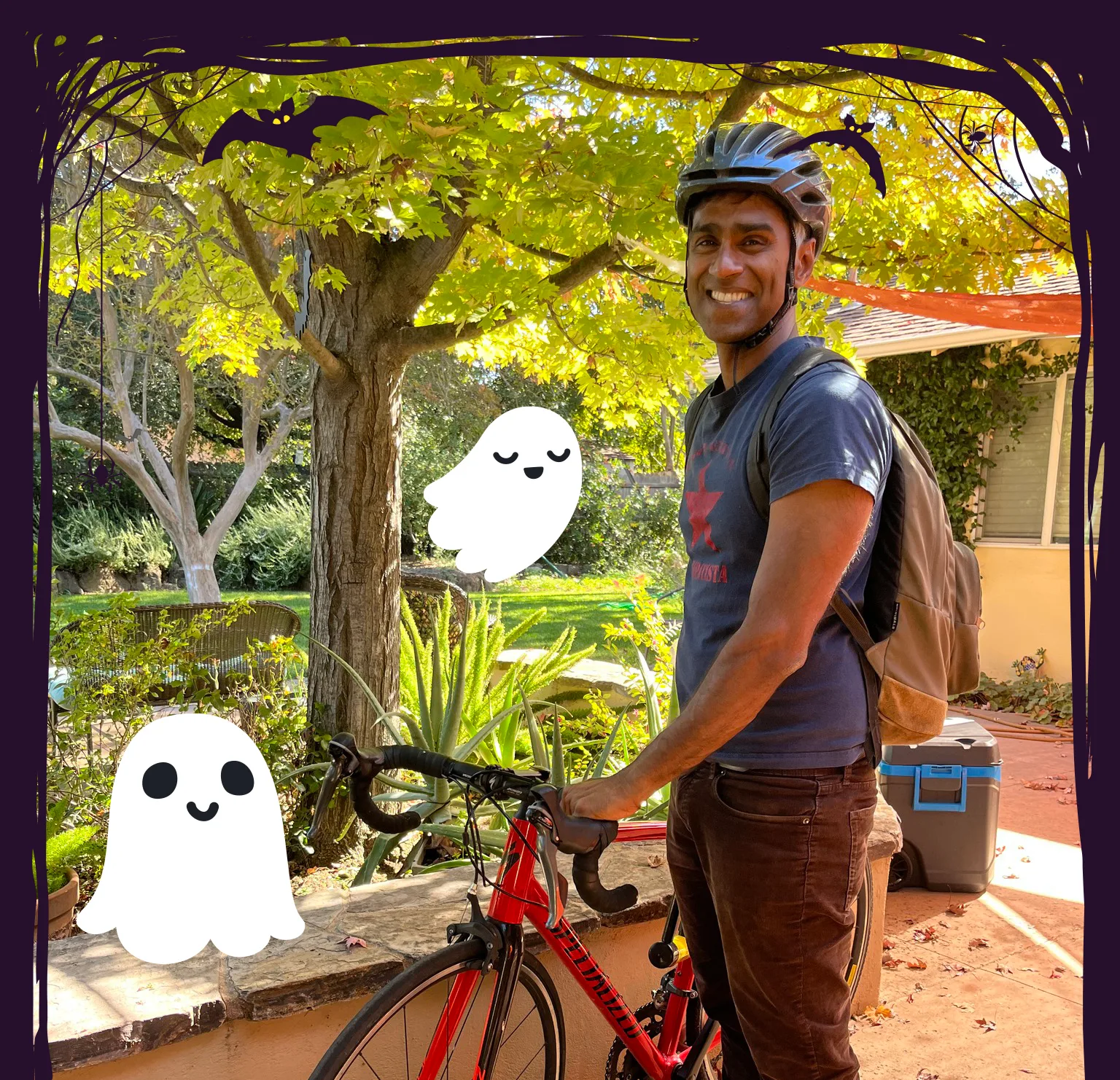 Bapu supports bike-related fun and equity for bike riders