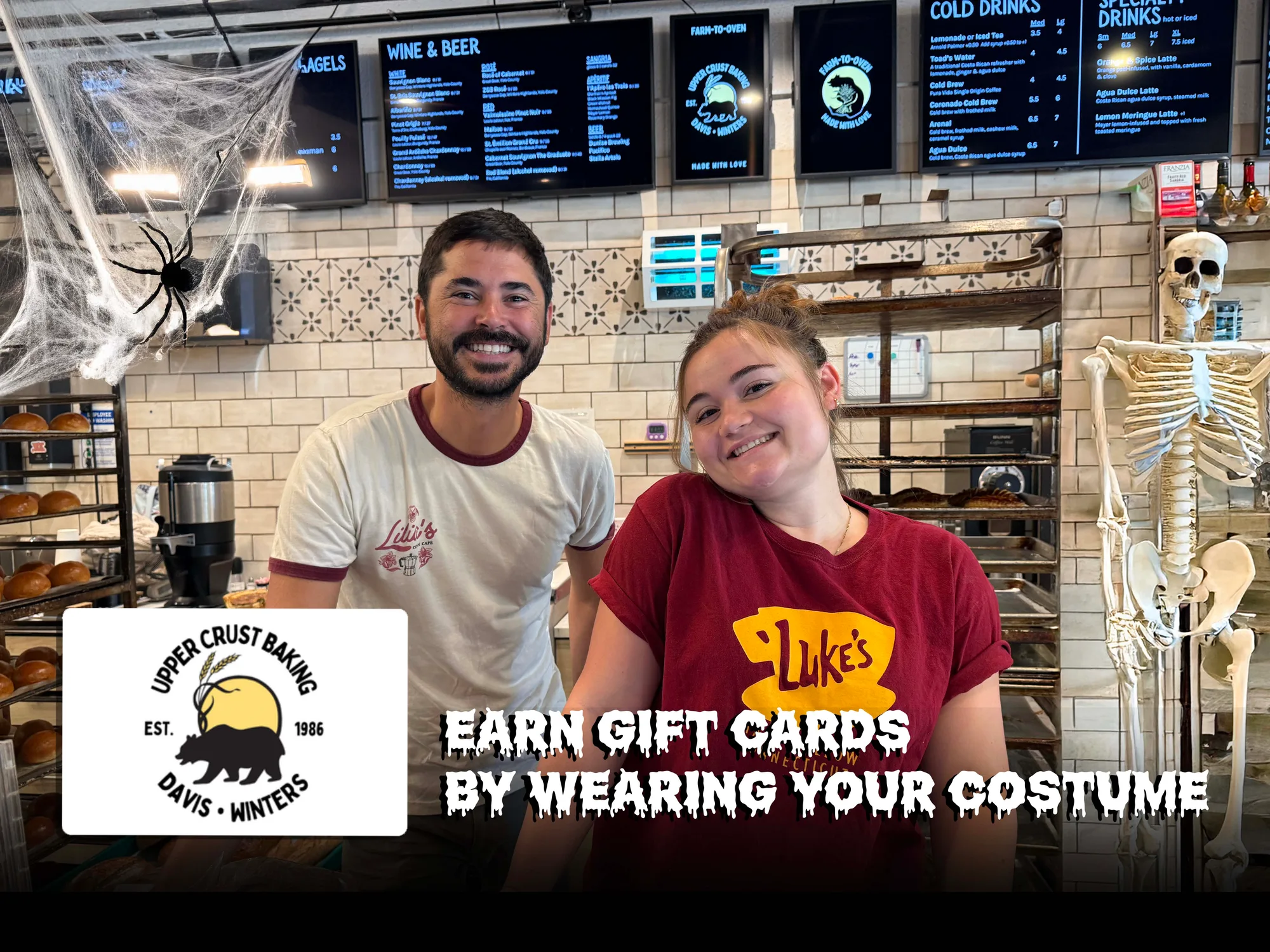 🍞🧟♀️ Upper Crust wants YOU to come in costume!