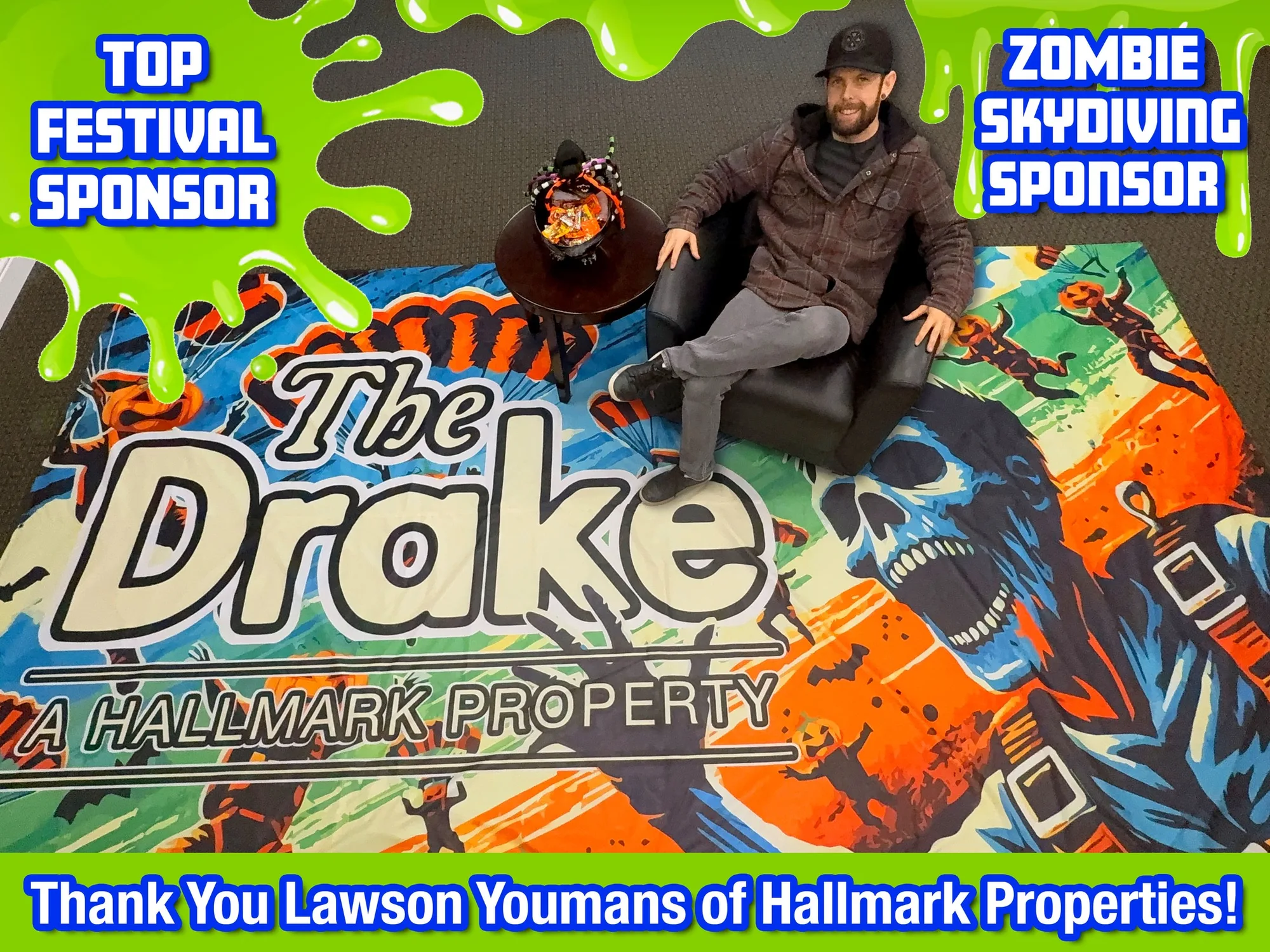 Zombie Hugs to the Greatest Sponsor, Lawson Youmans