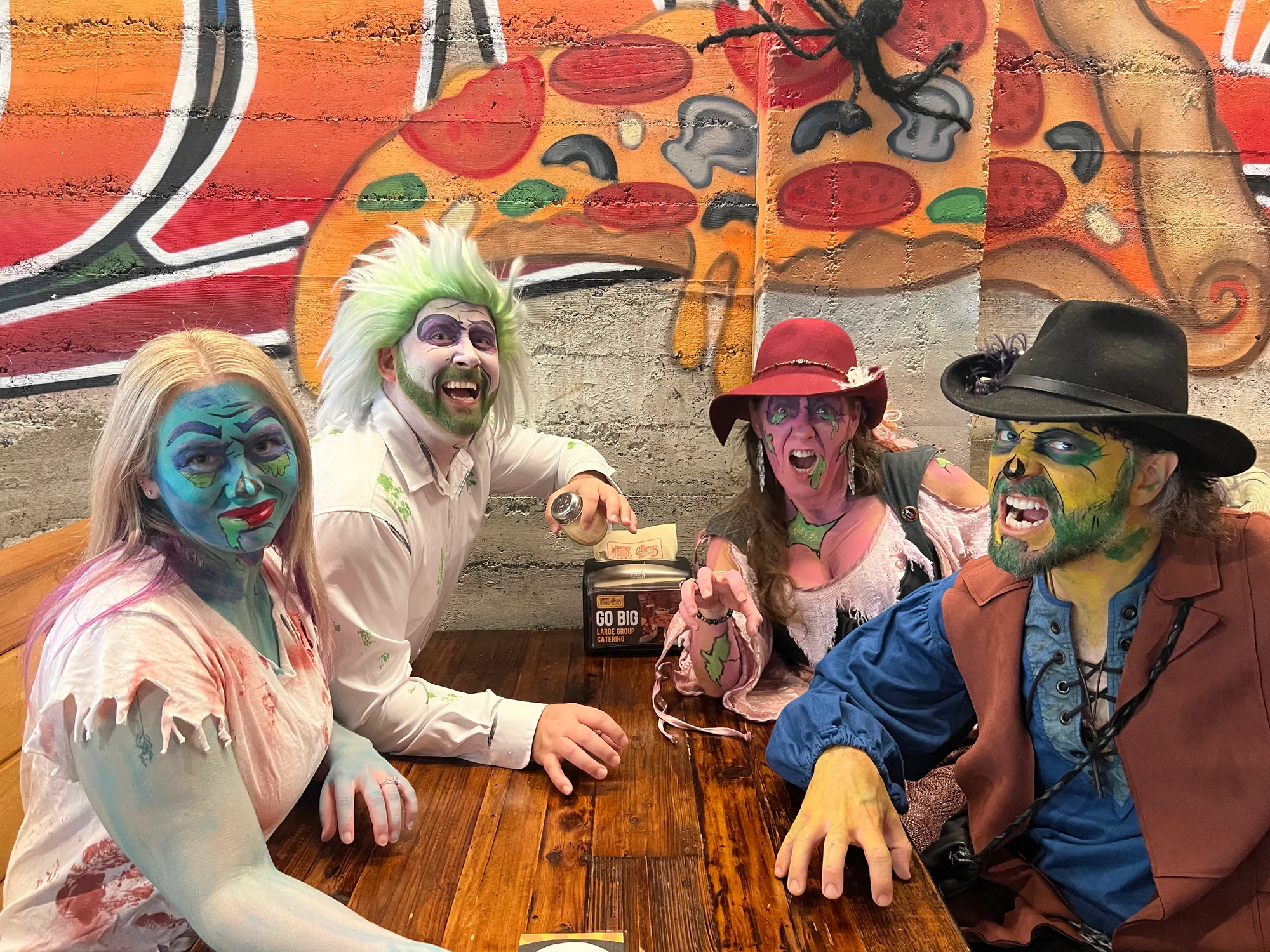 Brains? Nah, Woodstock's pizza is the real no-brainer!