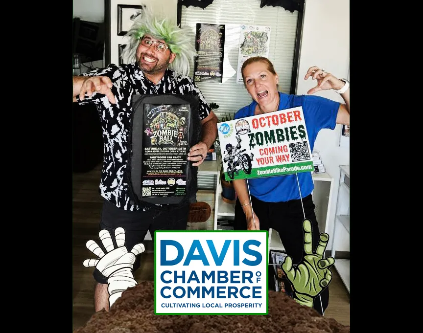 Monster-Sized Shoutout to the Davis, CA Chamber of Commerce!